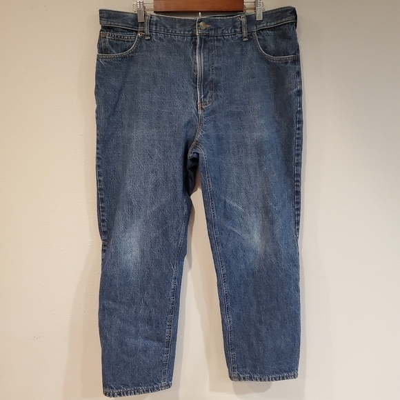 Lands' End Flannel Lined Stretchy Waist Men's Traditional Fit Size 40 - Picture 1 of 11